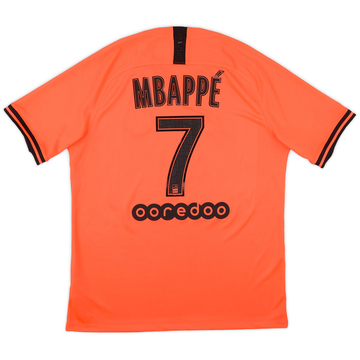 2019-20 Paris Saint-Germain Away Shirt Mbappe #7 - 9/10 - (L)