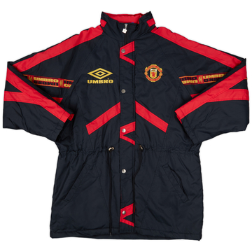 1994-95 Manchester United Umbro Padded Bench Coat - 8/10 - (XL)