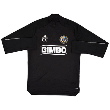 2019-20 Philadelphia Union adidas 1/4 Zip Drill Top 'CA' - 9/10 - (M)