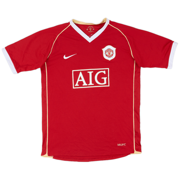 2006-07 Manchester United Home Shirt - 6/10 - (XL.Boys)