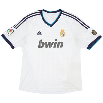 2012-13 Real Madrid Home Shirt - 4/10 - (XL)