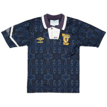 1991-94 Scotland Home Shirt - 7/10 - (XS.Boys)