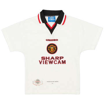 1996-97 Manchester United Away Shirt - 8/10 - (S.Boys)