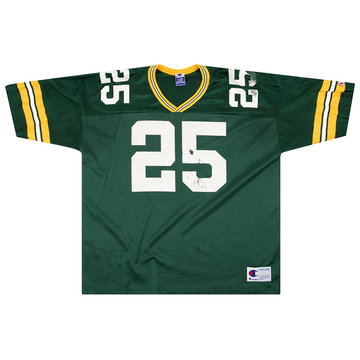 1997-00 Green Bay Packers Levens #25 Champion Jersey (Home) XL