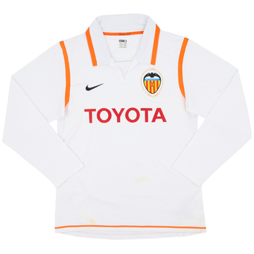 2007-08 Valencia Home L/S Shirt - 5/10 - (M)