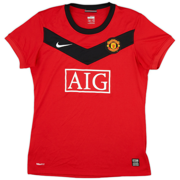 2009-10 Manchester United Home Shirt - 8/10 - (Women's M)