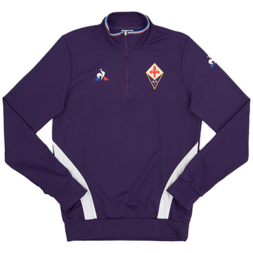 2018-19 Fiorentina Le Coq Sportif 1/4 Zip Sweat Top - 9/10 - (XS)