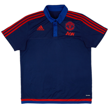 2015-16 Manchester United adidas Polo Shirt - 8/10 - (L)