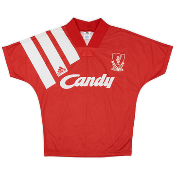 1991-92 Liverpool Home Shirt - 7/10 - (L.Boys)