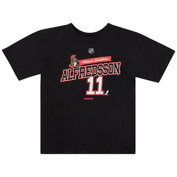 2007-10 Ottawa Senators Alfredsson #11 Reebok Tee Y
