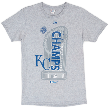2015 Kansas City Royals World Series Champs Majestic Tee - 7/10 - (S)