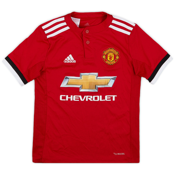 2017-18 Manchester United Home Shirt - 9/10 - (S.Boys)