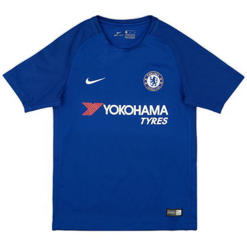 2017-18 Chelsea Home Shirt - 8/10 - (M.Boys)