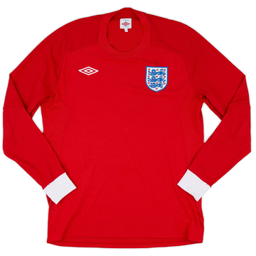 2010-11 England Away L/S Shirt - 9/10 - (L)