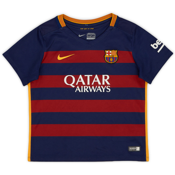2015-16 Barcelona Home Shirt - 9/10 - (5-6 Years)
