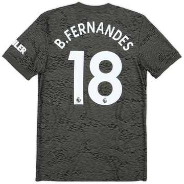 2020-21 Manchester United Away Shirt B.Fernandes #18 (S)