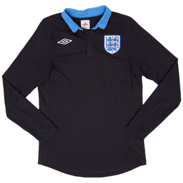 2011-12 England Away L/S Shirt - 8/10 - (S)