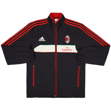 2012-13 AC Milan adidas Track Jacket - 8/10 - (M)