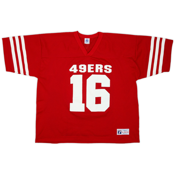 1980s San Francisco 49ers Montana #16 Logo 7 Home Jersey - 9/10 - (XL)