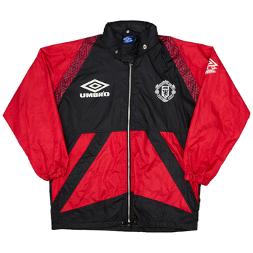 1995-97 Manchester United Umbro Rain Jacket - 9/10 - (S)
