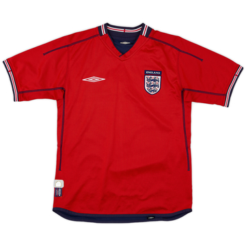 2002-04 England Away Shirt - 7/10 - (XL.Boys)