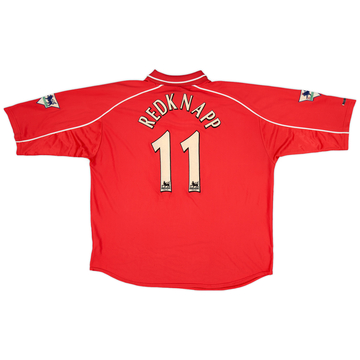 2000-02 Liverpool Home Shirt Redknapp #11 - 5/10 - (XXL)