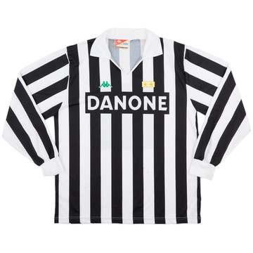 1992-94 Juventus Basic Home L/S Shirt #10 - 7/10 - (L)