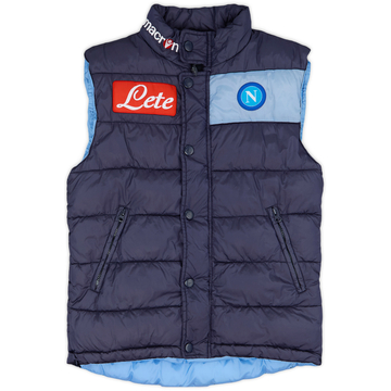 2014-15 Napoli Macron Padded Gilet - 8/10 - (XL.Boys)