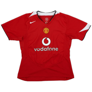 2004-06 Manchester United Home Shirt - 8/10 - (M.Boys)