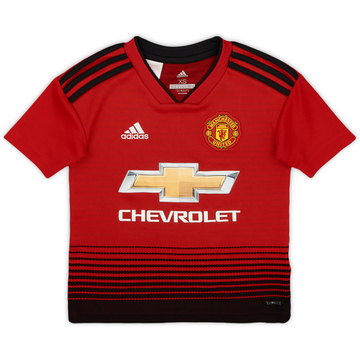 2018-19 Manchester United Home Shirt - 8/10 - (7-8 Years)