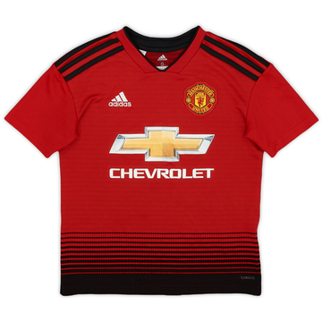 2018-19 Manchester United Home Shirt - 8/10 - (S.Boys)