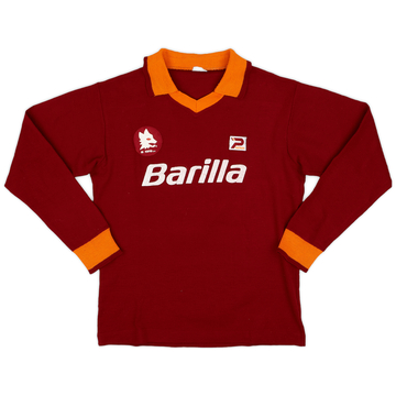 1982-83 Roma Home L/S Shirt #6 - 7/10 - (S)