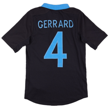 2011-12 England Away Shirt Gerrard #4 - 7/10 - (XS)