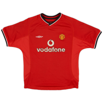 2000-02 Manchester United Home Shirt - 6/10 - (M.Boys)