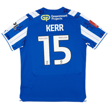 2023-24 Wigan FA Cup Match Issue Home Shirt Kerr #15