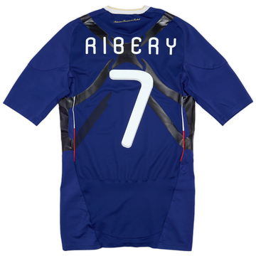 2009-10 France Player Issue Techfit Home Shirt Ribery #7 - 8/10 - (S)