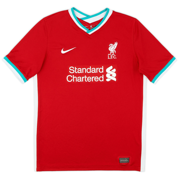 2020-21 Liverpool Home Shirt - 8/10 - (XL.Boys)