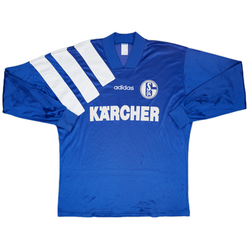 1995-96 Schalke II Match Issue Home L/S Shirt #13