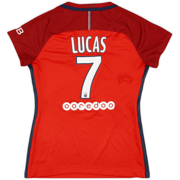 2016-17 Paris Saint-Germain Away Shirt Lucas #7 - 5/10 - (Women's S)