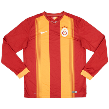 2014-15 Galatasaray Home L/S Shirt - 9/10 - (L)