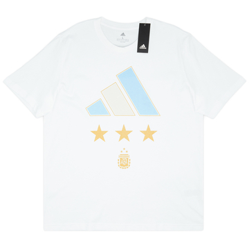 2022 Argentina adidas World Cup Winners Tee