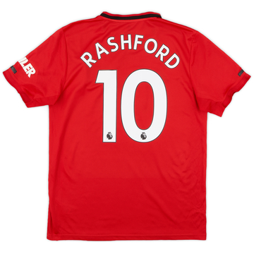 2019-20 Manchester United Home Shirt Rashford #10 - 6/10 - (M)