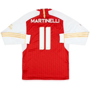2023-24 Arsenal Home L/S Shirt Martinelli #11 (M)