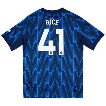 2025-26 Arsenal Away Shirt Rice #41 (KIDS)