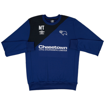 2018-19 Derby County Staff Issue Sweat Top MT - 6/10 - (L)