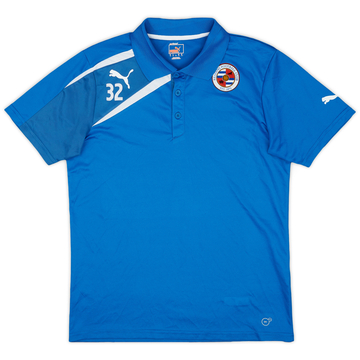 2013-14 Reading Player Issue Puma Polo Shirt #32 - 8/10 - (M)