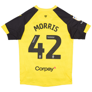 2023-24 Watford Match Issue Home Shirt Morris #42