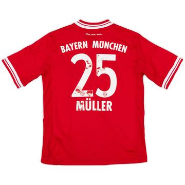 2013-14 Bayern Munich Home Shirt Muller #25 - 5/10 - (S.Boys)