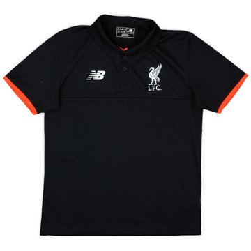 2017-18 Liverpool New Balance Polo Shirt - 9/10 - (M)