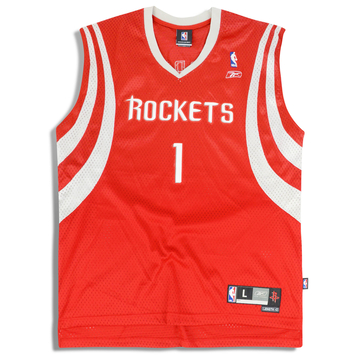 2004-06 Houston Rockets McGrady #1 Reebok Swingman Jersey (Away) L